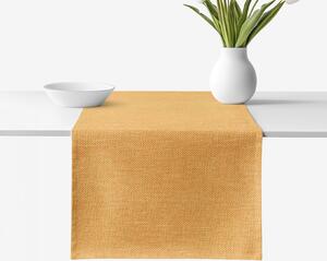 Goldea napron de masă decorativ peru - auriu 20x120 cm