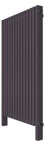 Calorifer decorativ colorat 700/1200 mm VESTA UNO (include kit de instalare)-RAL 4007 TEXT