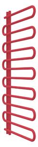 Calorifer baie portprosop decorativ colorat 650/1400 mm RIVER (include kit de instalare)-RAL 3018 TEXT