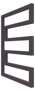 Calorifer baie portprosop decorativ colorat 580/730 mm SERA (include kit de instalare)-RAL 4007 TEXT