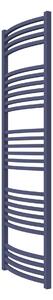Calorifer baie portprosop decorativ colorat 500/1550 mm QUEBIS ROUND (include kit de instalare)-RAL 5003 SOFT TEXT