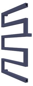 Calorifer baie portprosop decorativ colorat 500/730 mm SERPENTINE (include kit de instalare)-RAL 5003 SOFT TEXT