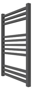 Calorifer baie portprosop decorativ colorat 500/700 mm QUEBIS (include kit de instalare)-RAL 9005 MAT