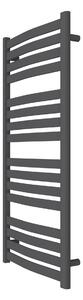 Calorifer baie portprosop decorativ colorat 565/1160 mm VULCAN NV (include kit de instalare)-RAL 9005 MAT