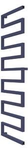 Calorifer baie portprosop decorativ colorat 500/1570 mm SERPENTINE (include kit de instalare)-RAL 5003 SOFT TEXT