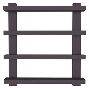 Calorifer baie portprosop decorativ colorat 600/640 mm RICO (include kit de instalare)-RAL 9005 MAT