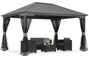 Foișor metalic Sardinia Premium 3x3 Garden Point antracit