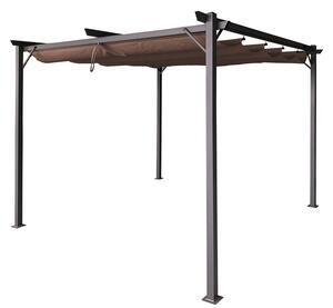 Brown La Palma 3x3m Garden Point pergolă terasă