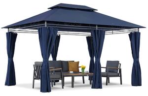 Pavilion de grădină Ibiza 3x4m Garden Point albastru marin