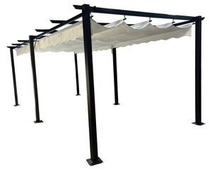 Terasă independentă pergolă Tenerife 3x6 m cremă