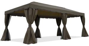 Pavilion de grădină maro Valencia 3x6 m Garden Point