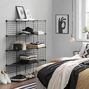 Cutie de depozitare, Songmics, Negru, 93x31x123 cm