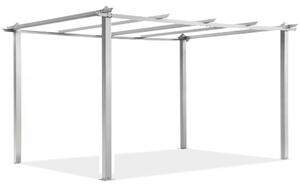 Barbados 3 x 4 m alb Garden Point metal patio pergola cadru