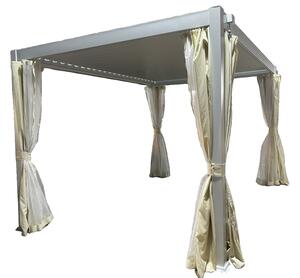 Lagos Premium 3x4 Garden Point independent patio pergola alb
