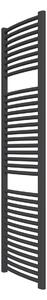 Calorifer baie portprosop colorat 450/1500 mm ROUND N (include kit de instalare)-RAL 9005 MAT