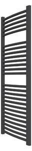 Calorifer baie portprosop colorat 500/1200 mm ROUND N (include kit de instalare)-RAL 9005 MAT