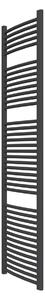 Calorifer baie portprosop colorat 500/1800 mm ROUND N (include kit de instalare)-RAL 9005 MAT