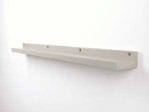 Polita de perete pentru tablouri FOTOPLANK 120 cm, crem