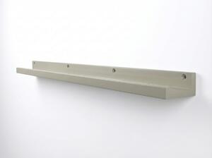 Polita de perete pentru tablouri FOTOPLANK 120 cm, bej
