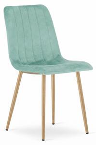 Scaun catifelat mentolat LAVA AQUA MINT