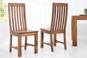 Set 2 scaune Makassar din lemn de Sheesham