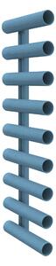Calorifer baie portprosop decorativ colorat 500/1512 mm ARAMIS (include kit de instalare)-RAL 5024 TEXT