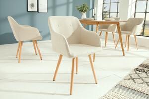 Set 2 scaune Scandinavia cu tapiterie din tesatura structurala