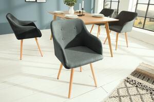 Set 2 scaune Scandinavia cu tapiterie din tesatura structurala