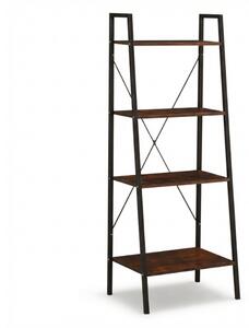 Biblioteca TAYLOR 4 rafturi 147x60 cm, rustic maro