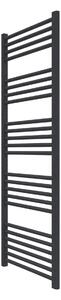 Calorifer baie portprosop colorat 600/1470 mm CELSIUS (include kit de instalare)-RAL 9005 TEXT