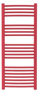 Calorifer baie portprosop colorat 500/1200 mm CELSIUS ROUND (include kit de instalare)-Textured Strawberry Red - RAL 3018 TEXT
