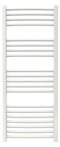 Calorifer baie portprosop colorat 500/1200 mm CELSIUS ROUND (include kit de instalare)-Textured White - RAL 9010 TEXT