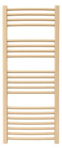 Calorifer baie portprosop colorat 500/1200 mm CELSIUS ROUND (include kit de instalare)-Textured Beige - RAL 1001 TEXT