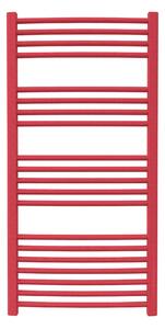 Calorifer baie portprosop colorat 600/1200 mm CELSIUS ROUND (include kit de instalare)-Textured Strawberry Red - RAL 3018 TEXT