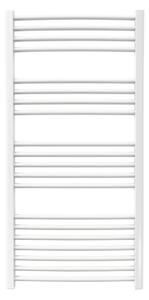 Calorifer baie portprosop colorat 600/1200 mm CELSIUS ROUND (include kit de instalare)-Mat White - RAL 9010 MAT