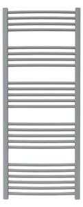 Calorifer baie portprosop colorat 600/1470 mm CELSIUS ROUND (include kit de instalare)-Grey - RAL 7046