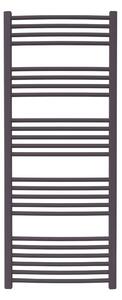 Calorifer baie portprosop colorat 600/1470 mm CELSIUS ROUND (include kit de instalare)-Textured Lilac - RAL 4007 TEXT