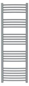 Calorifer baie portprosop colorat 500/1470 mm CELSIUS ROUND (include kit de instalare)-Grey - RAL 7046