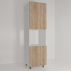 Soldat Cuptor Komodo Paula cu 2 usi, 600x580x2200 mm, Pal Sonoma 18mm-MC2