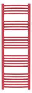 Calorifer baie portprosop colorat 500/1470 mm CELSIUS ROUND (include kit de instalare)-Textured Strawberry Red - RAL 3018 TEXT