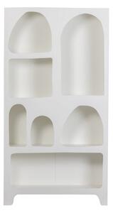 Bibliotecă albă 95x180 cm Caz – WOOOD