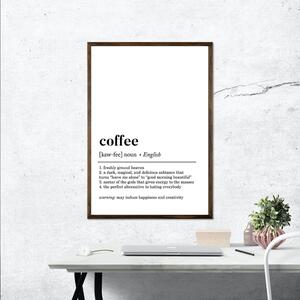 Poster cu ramă 50x70 cm Coffee – Wallity
