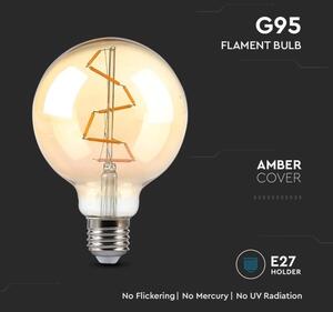 Bec LED FILAMENT G95 E27/4W/230V 2200K