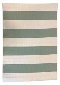 Covor de exterior, cu doua fete, 180x120 cm, verde-bej