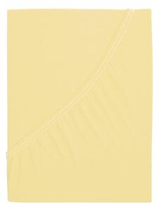 Cearceaf galben cu elastic 120x200 cm – B.E.S