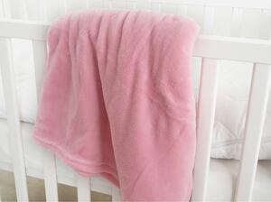 Pătură pentru copii roz din microflanel 110x140 cm Exclusive – B.E.S