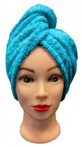 Turban frotir de păr cu uscare rapidă, turcoaz