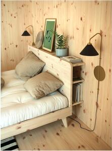 Pat matrimonial din lemn masiv de pin cu somieră 160x200 cm Retreat – Karup Design