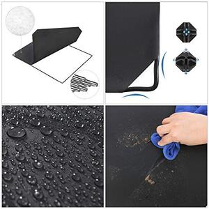Set 9 cuburi modulare din plastic pentru depozitare, Songmics, Negru-Alb, 93x31x93 cm
