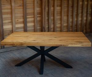 Masă stejar cu margini dublate -180x100cm